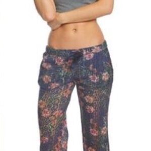 ROXY BEACH PANTS Floral Patterned  SIZE S